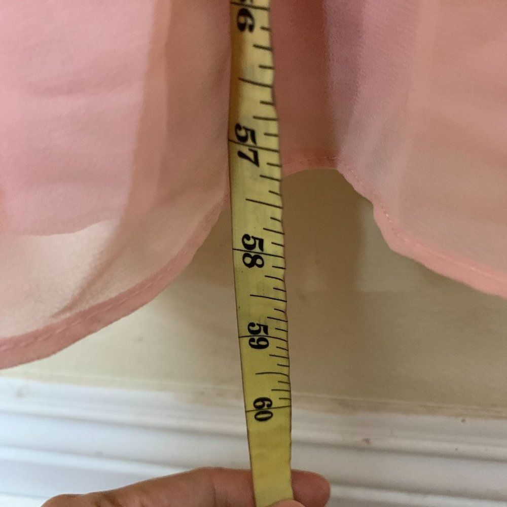 Ever Pretty Evening Gown Beaded Open Back High Waist Size 12 Pink Cut Out - Picture 7 of 10